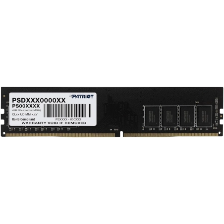 Ram udimm ddr4 8gb patriot psd48g32002 signature serie 1x8gb 3200mhz