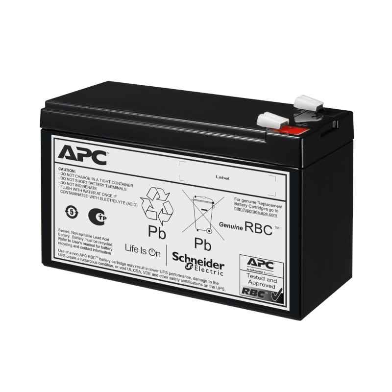 Batteria ups sostitutiva apc piombo acido 24v 7ah nero [apcrbc176]