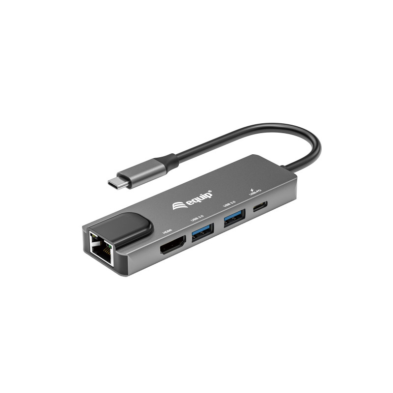 Adattatore conceptronic usb-c 5in1 multifunzione grigio [133489]
