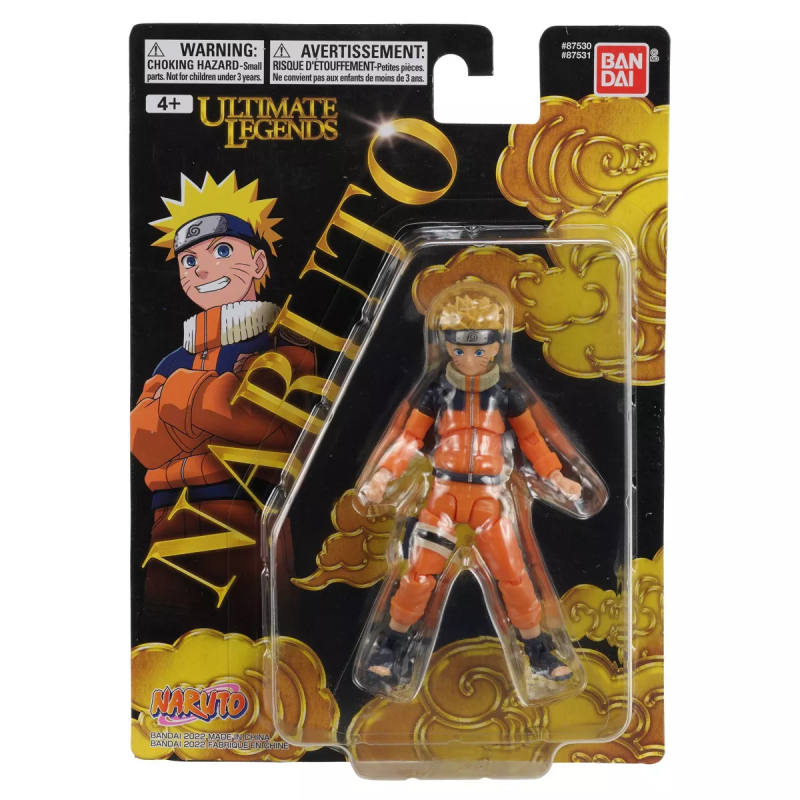 Action figure bandai naruto ultimate legends uzumaki naruto 12.7cm