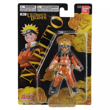 Action figure bandai naruto ultimate legends uzumaki naruto 12.7cm