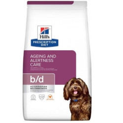 Cibo secco per cani hill's prescription diet b/d brain aging