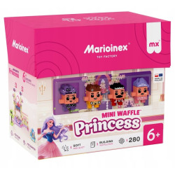 Marioinex waffle mini principessa con 4 figurine 280pz [wimnxm0df005784]