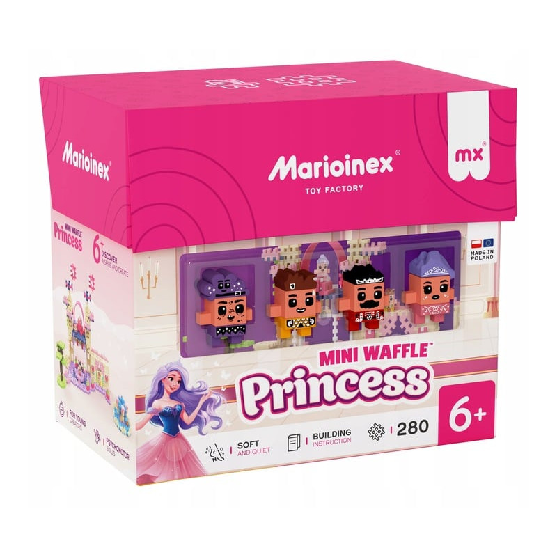 Marioinex waffle mini principessa con 4 figurine 280pz [wimnxm0df005784]