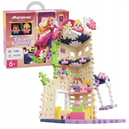 Marioinex waffle mini fantasy tower con 2 figurine 148pz [wimnxm0df005791]