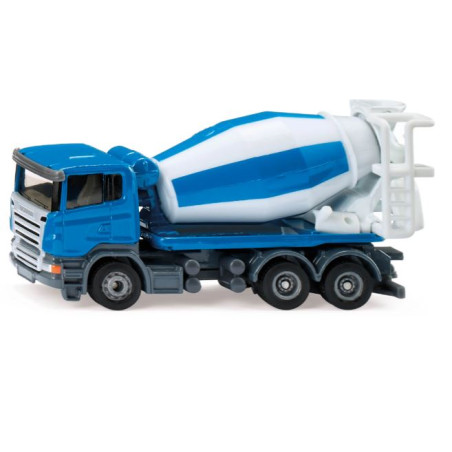Modellino siku team truck autobetoniera super 1/87 blu/bianco [10189600003]