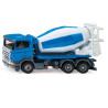 Modellino siku team truck autobetoniera super 1/87 blu/bianco [10189600003]