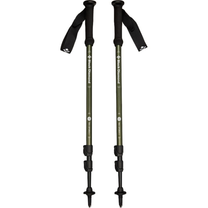 Bastoncini trekking black diamond esploratore tre poli 130cm nero