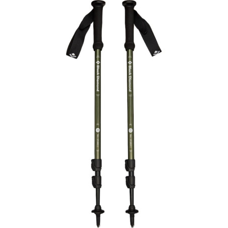 Bastoncini trekking black diamond esploratore tre poli 130cm nero