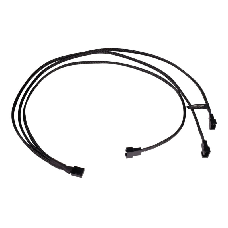 Cavo alphacool splitter y 4pin a 3xpwm a 4 pin 60cm nero [18681]