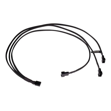 Cavo alphacool splitter y 4pin a 3xpwm a 4 pin 60cm nero [18681]