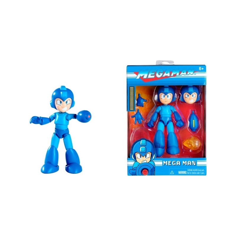 Figurina jada toys 253251022 mega man - mega man 11cm blu [253251022]