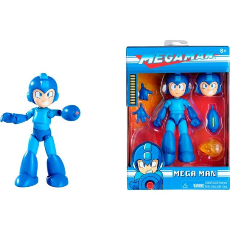 Figurina jada toys 253251022 mega man - mega man 11cm blu [253251022]