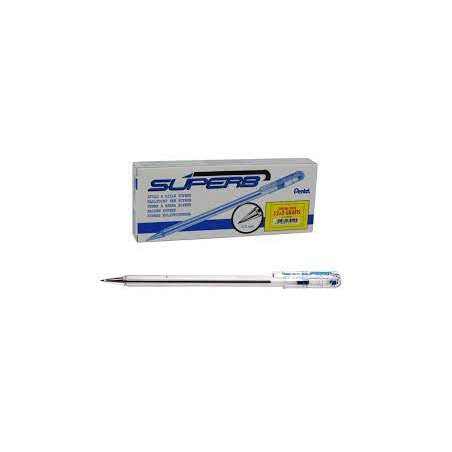 Penna pentel sf superb cf punta fine promo + 2 omaggio 0.7mm blu