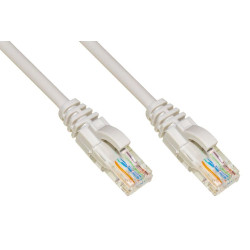 Cavo patch link lk6u030p cat6 non schermato utp grigio 3m [lk6u030p]
