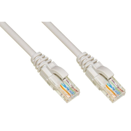 Cavo patch link lk6u030p cat6 non schermato utp grigio 3m [lk6u030p]