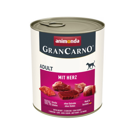 Cibo umido animonda piedi grancarno adulto con manzo e cuori per