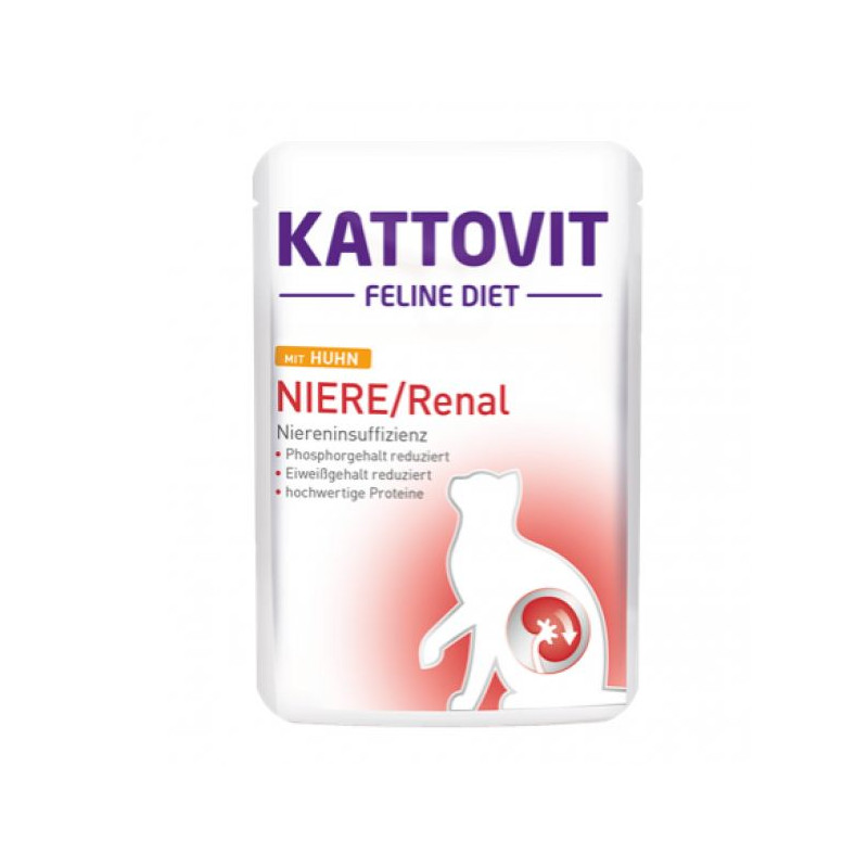 Mangime kattovit feline diet renal dieta specializzata umida per