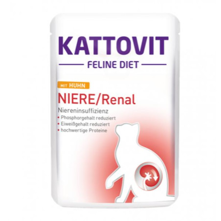 Mangime kattovit feline diet renal dieta specializzata umida per
