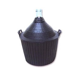 Damigiana bocca stretta rivestimento plastica l. 5 [machx ]