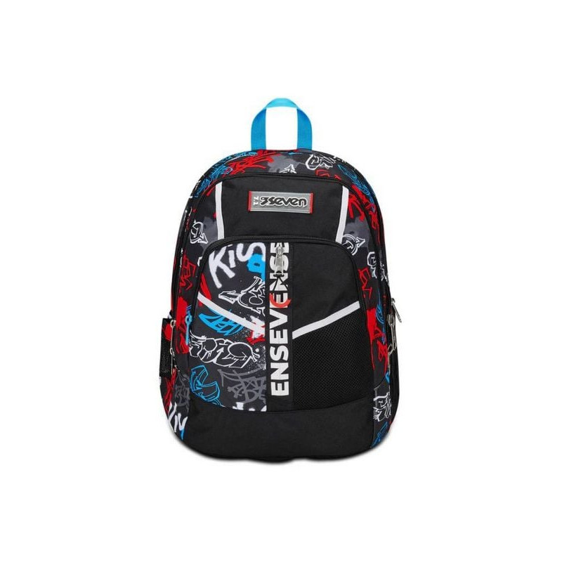 Zaino seven advanced half street in poliestere 32l 32x43x24cm nero