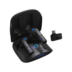 Auricolari asus rog cetra true wireless/bluetooth con microfono nero