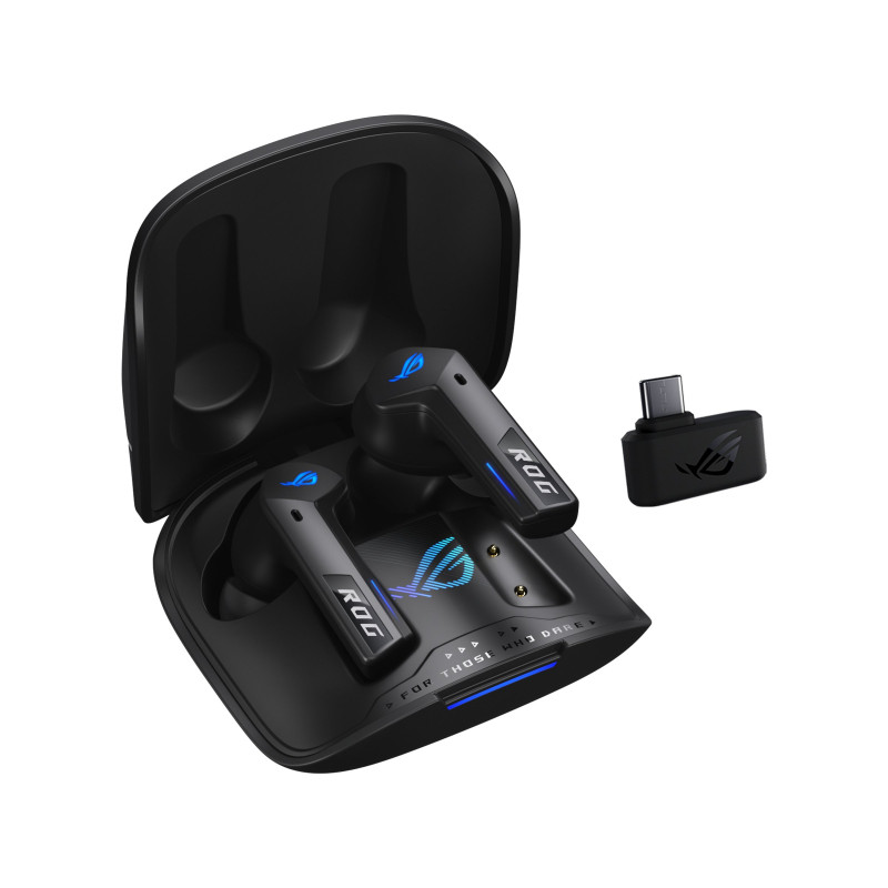 Auricolari asus rog cetra true wireless/bluetooth con microfono nero