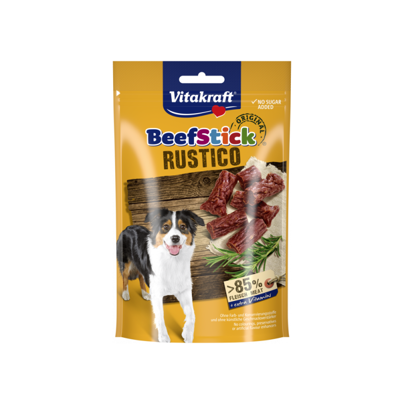 snack per cani vitakraft beef stick rustico 55g