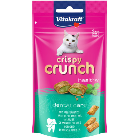 Dolcetti per gatti vitakraft crispy crunch dental 60g