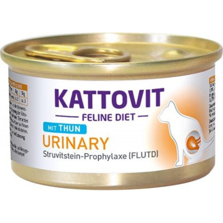 Cibo umido per gatti kattovit feline diet urinary tonno 85g