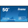Monitor digital signage led 50'' iiyama ultra hd 3840x2160/9.5ms/classe