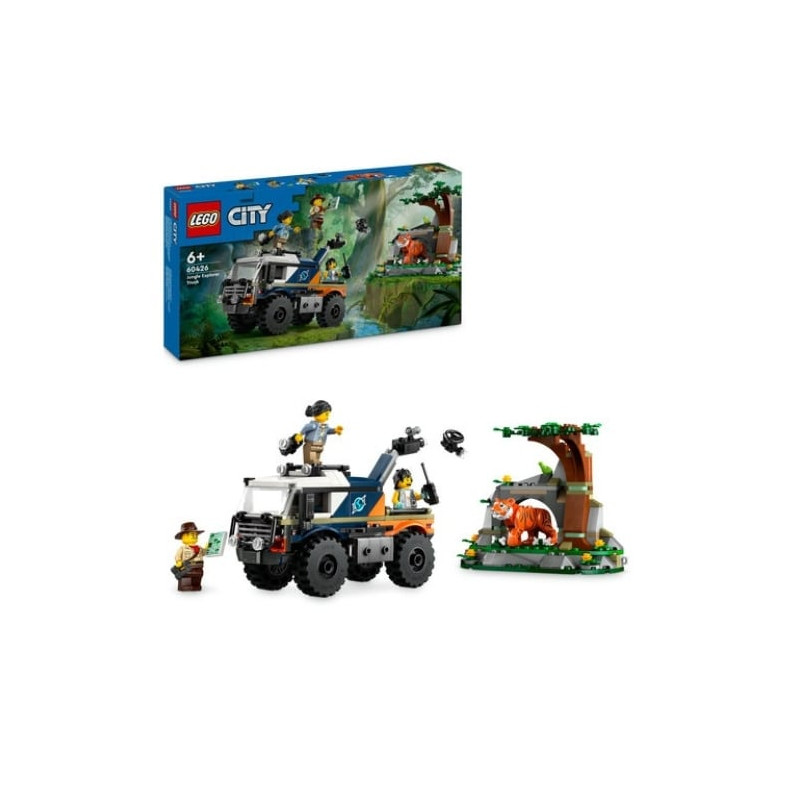 Lego city 60426 fuoristrada dellÃ¢Â?Â?esploratore della giungla 314pz