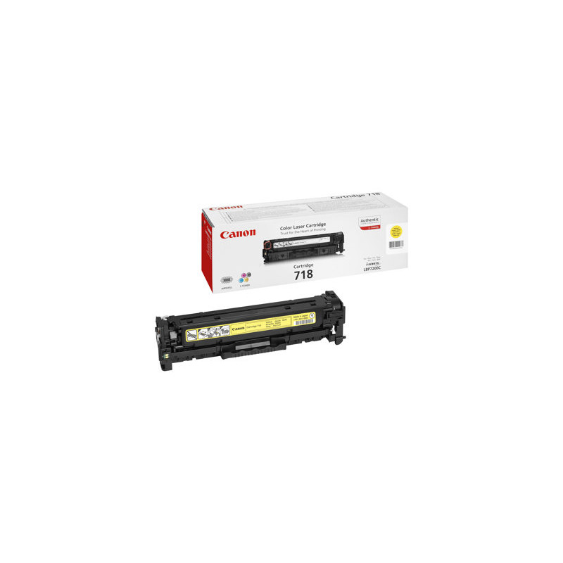 Toner canon 718y i-sensys lbp 7200cdn 2900 pagine giallo [2659b002]