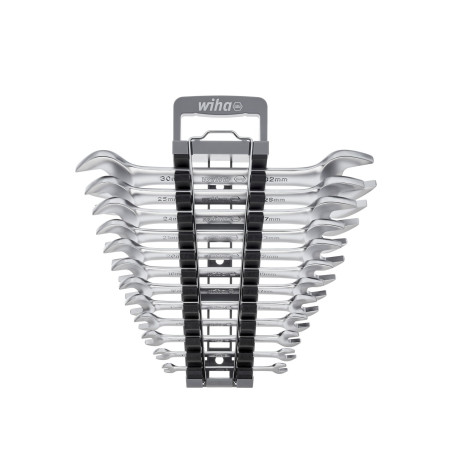 Set chiavi a forchetta wiha 44753 12pz sw 6-32mm argento [44753]