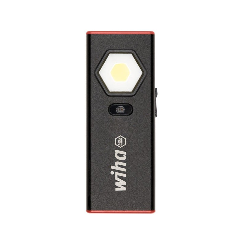 Lampada portatile wiha 1200lm rosso/nero [45699]