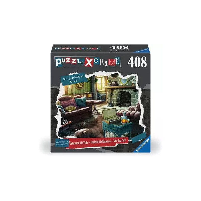 Puzzle ravensburger 17562 x crime: il dono dell'omicidio multicolore