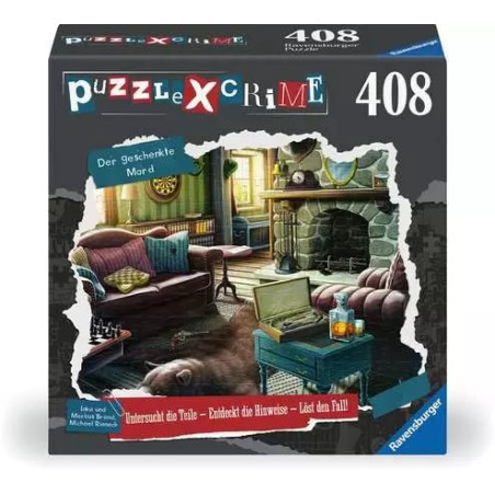Puzzle ravensburger 17562 x crime: il dono dell'omicidio multicolore