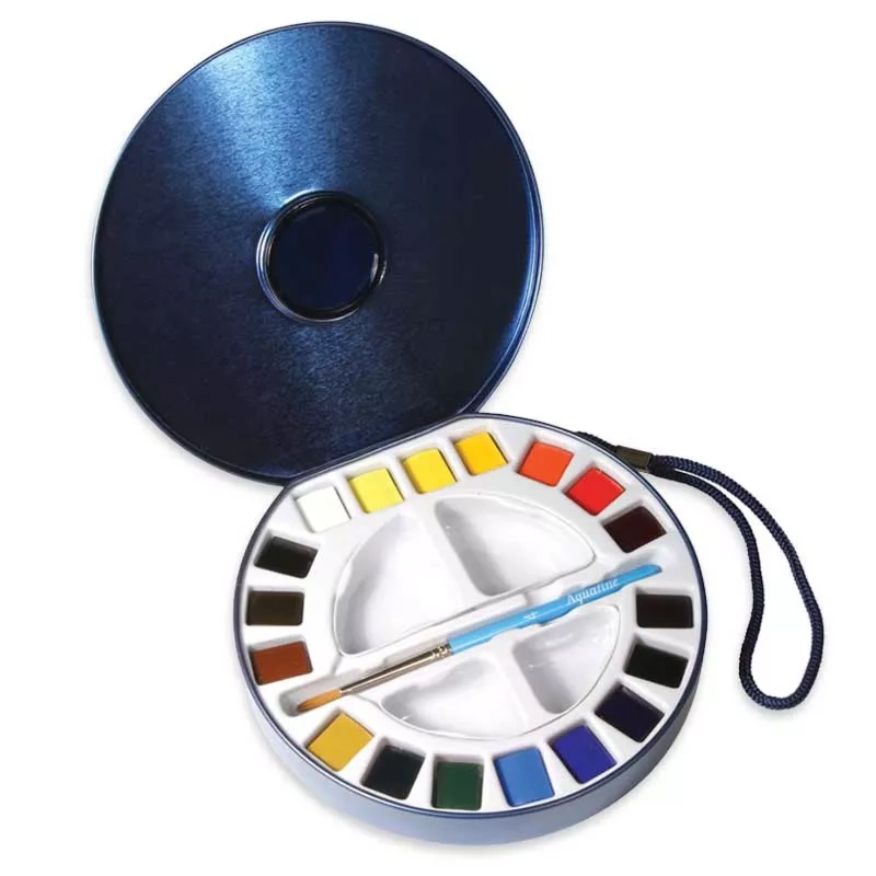Acquerelli daler rowney aquafine scatola in 18 colori [d131900030]