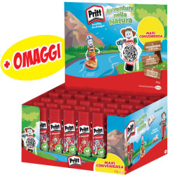Colla pritt stick avventura nella natura 43g 850ml bianco 40pz [2971644]