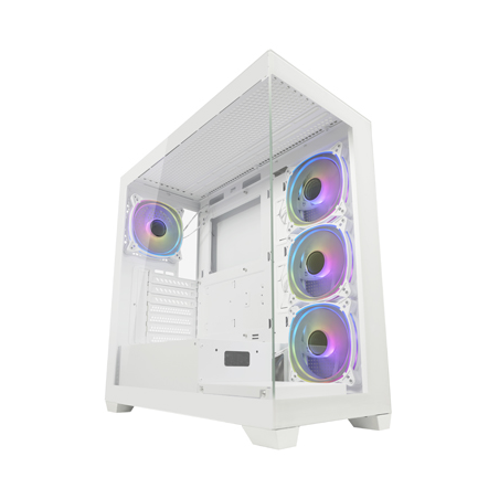 Case lc-power lc-715w-on seamless pale x atx bianco [lc-715w-on]