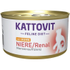 Cibo umido kattovit niere/renal con pollo per gatti 185g
