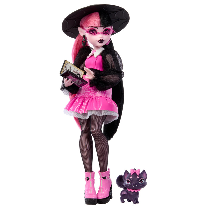 Bambola mattel monster high draculaura multicolore [hrp64]