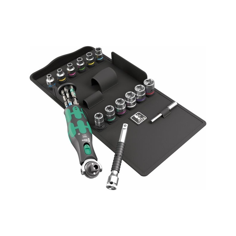 Set di punte wera per cacciavite nero/verde 27pz [05004284001]