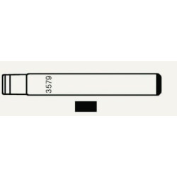 Inserto chiave silca hu100ch auto radiocomando [chu100ch-40y]