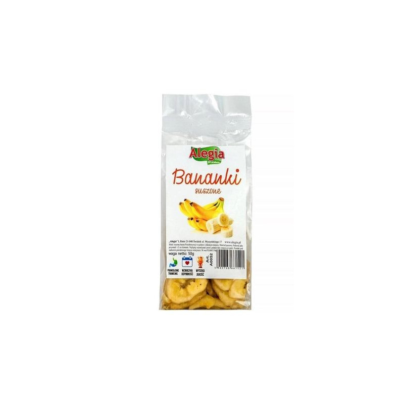 Mangime alegia snack per roditori e conigli: banane secche 60g