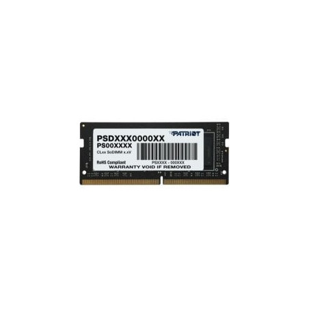 Ram so-dimm ddr4 8gb patriot 3200mhz cl22 1.2v nero [psd48g32002s]