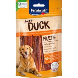 Snack per cani vitakraft filetti di pura anatra 80g