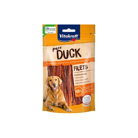Snack per cani vitakraft filetti di pura anatra 80g