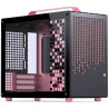Case jonsplus z20 mini-tower micro-atx nero/rosa [z20 black-pink]