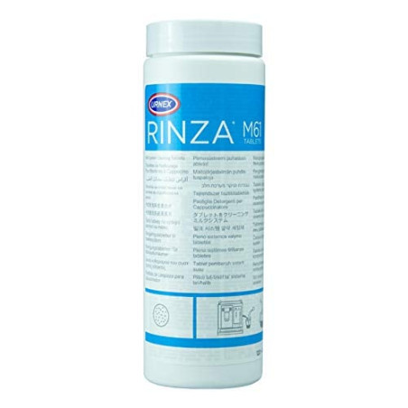 Pastiglie per la pulizia urnex rinza tablets m61 montalatte 120pz